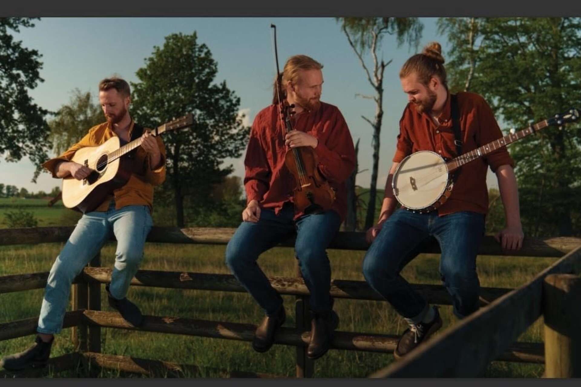 New valley string band är en trio från Malmö på fiol, gitarr och banjo och mycket stämsång.