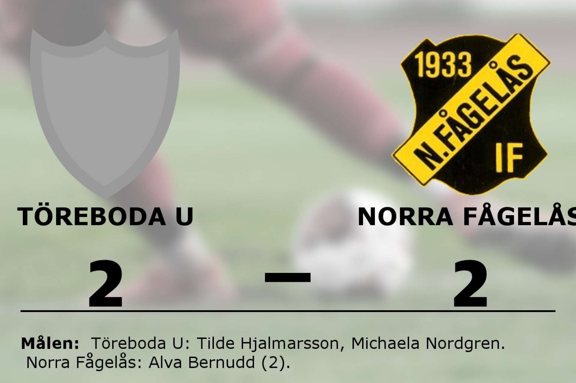 Töreboda IK U spelade lika mot Norra Fågelås