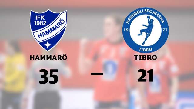 IFK Hammarö vann mot HP Tibro