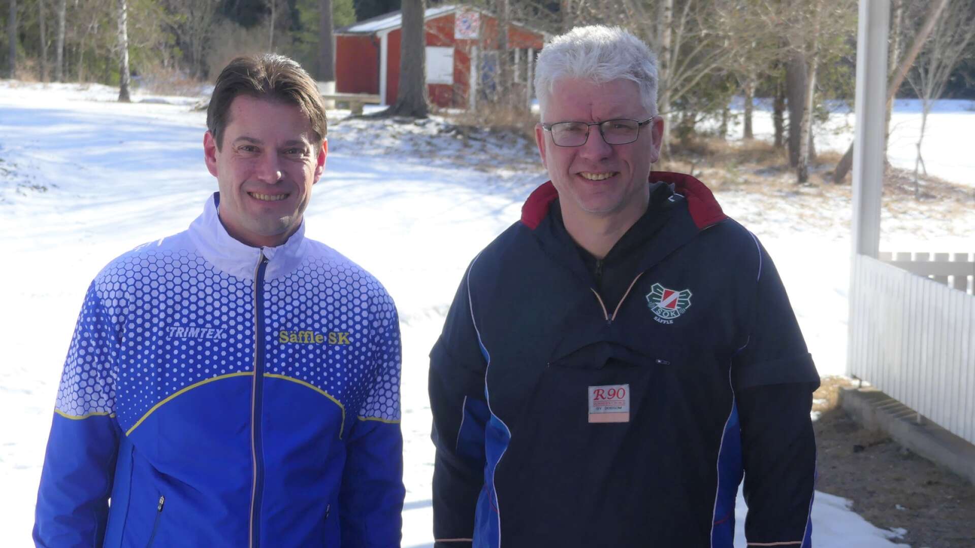 Jerker Karlsson och Lars Bengtsson, ordförande i Säffle Skidklubb respektive Säffle Orienteringsklubb, är med och planerar för en sammanslagning.