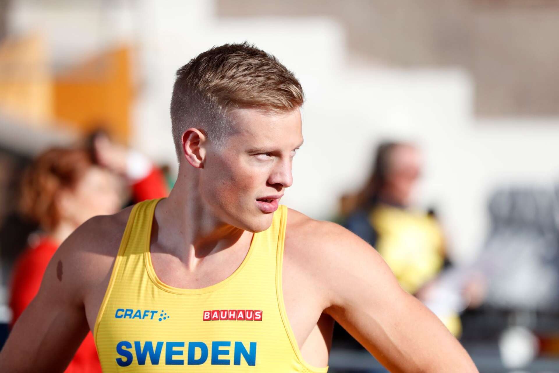 Värmlänningen Henrik Larsson från IF Göta tog också guld på 60 meter på inomhus-SM i Växjö. Arkivbild.