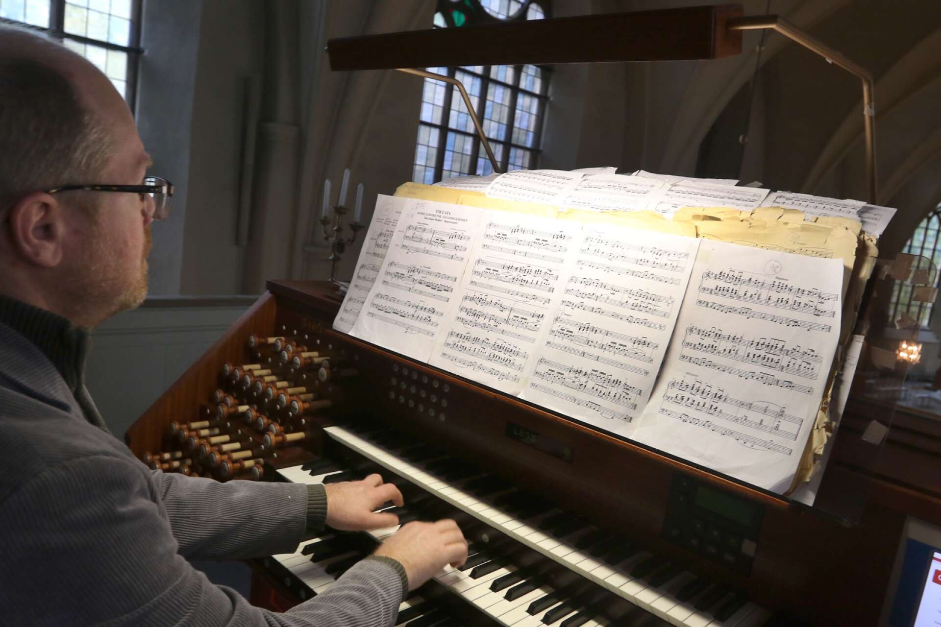 Anders Börjesson tycker det känns roligt att spela orgel för en större publik igen.