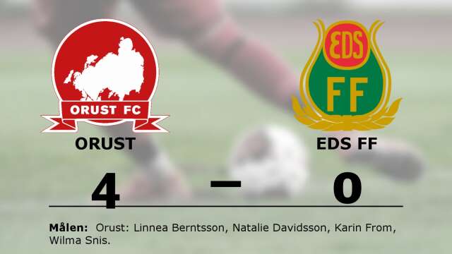 Orust FC vann mot Eds FF
