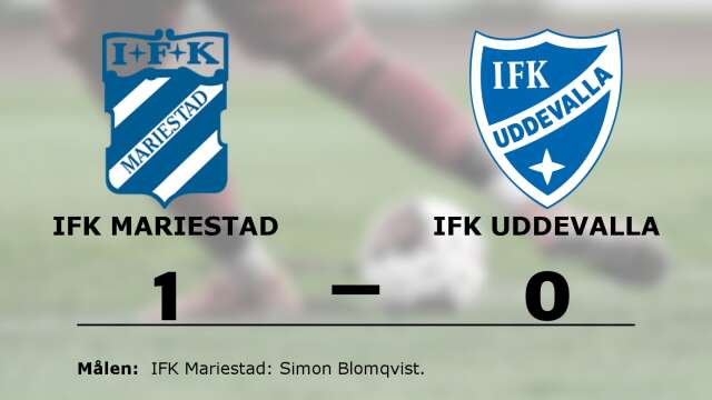 IFK Mariestad vann mot IFK Uddevalla