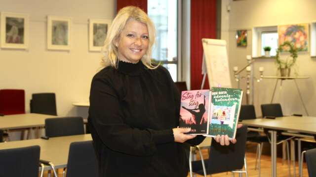 Maria Ehrnbecker inför bokbytardag