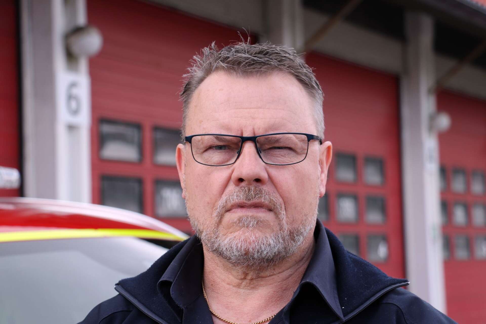 Peter Karlsson, stationschef för Bergslagens räddningstjänst i Filipstad. 