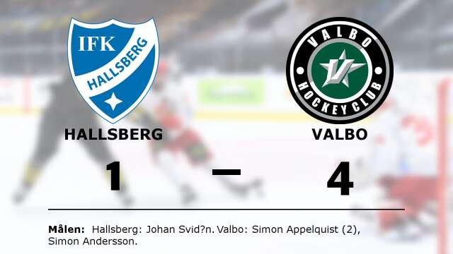 IFK Hallsberg Hockey förlorade mot Valbo HC