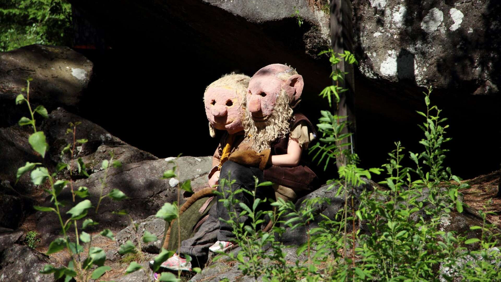 Trollvandring i Sveafallen intill Berget är något som brukar uppskattas av barnen.