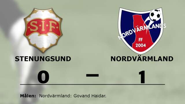 Stenungsunds IF förlorade mot Nordvärmlands FF