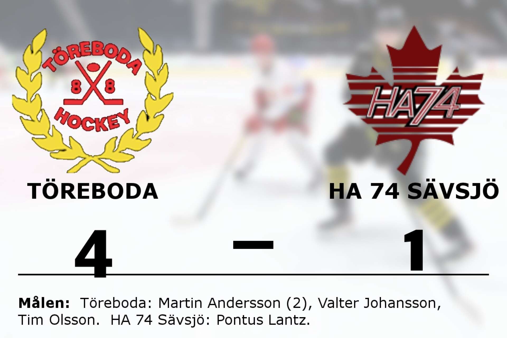 Töreboda HF vann mot Hockeyalliansen 74
