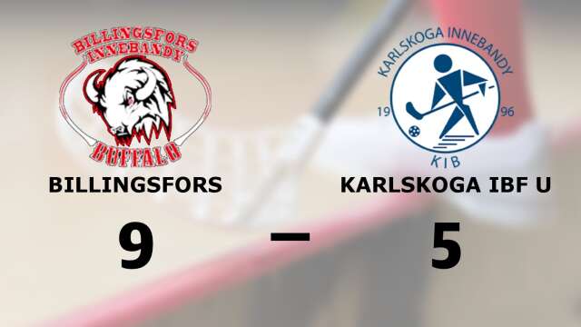 Billingsfors IBK vann mot Karlskoga IB
