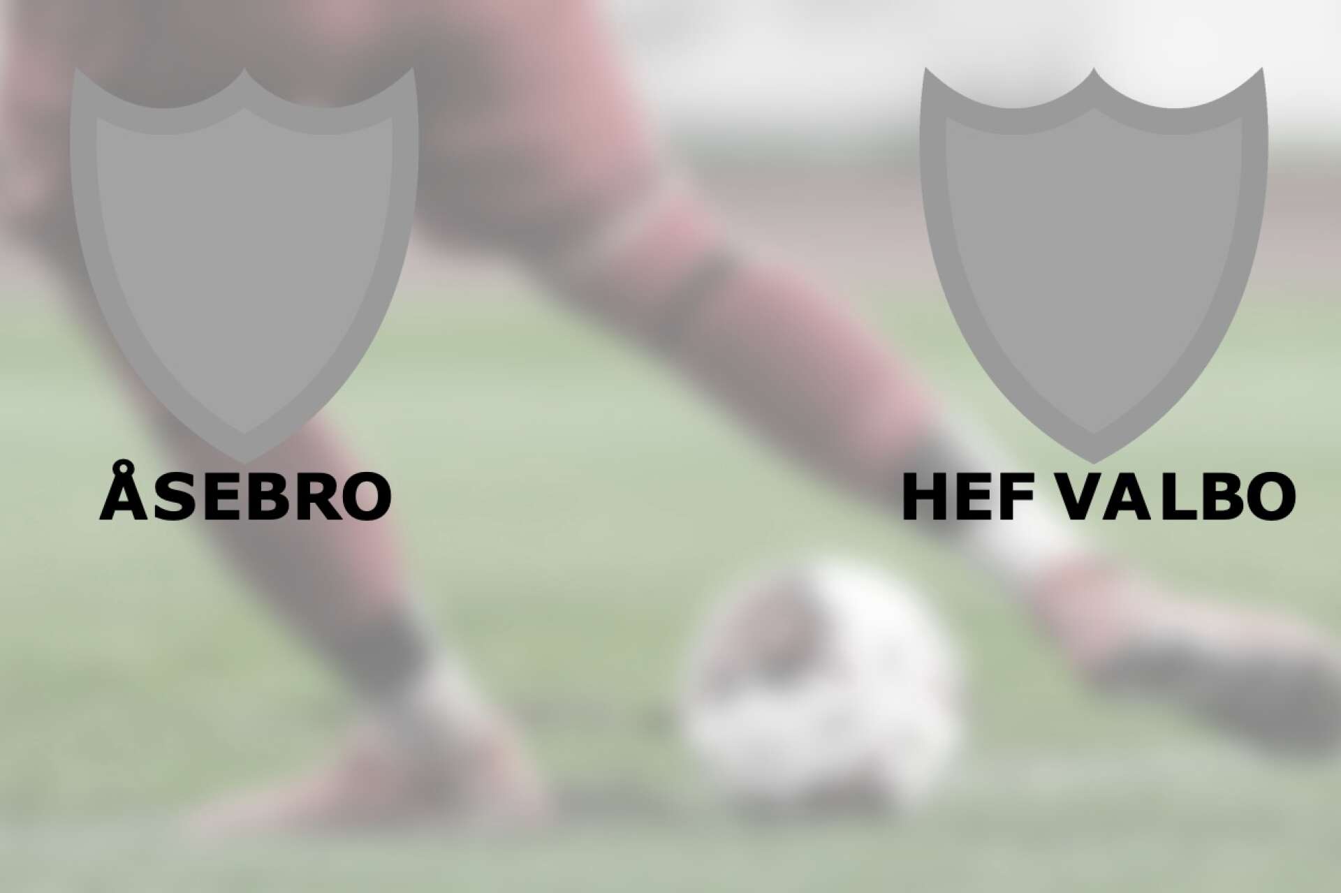 Åsebro spelade lika mot HEF Valbo