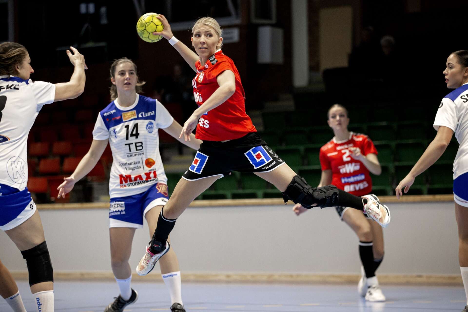 Stephanie Karlsson stod för fem mål i mötet mot Ystad. Arkivbild. 