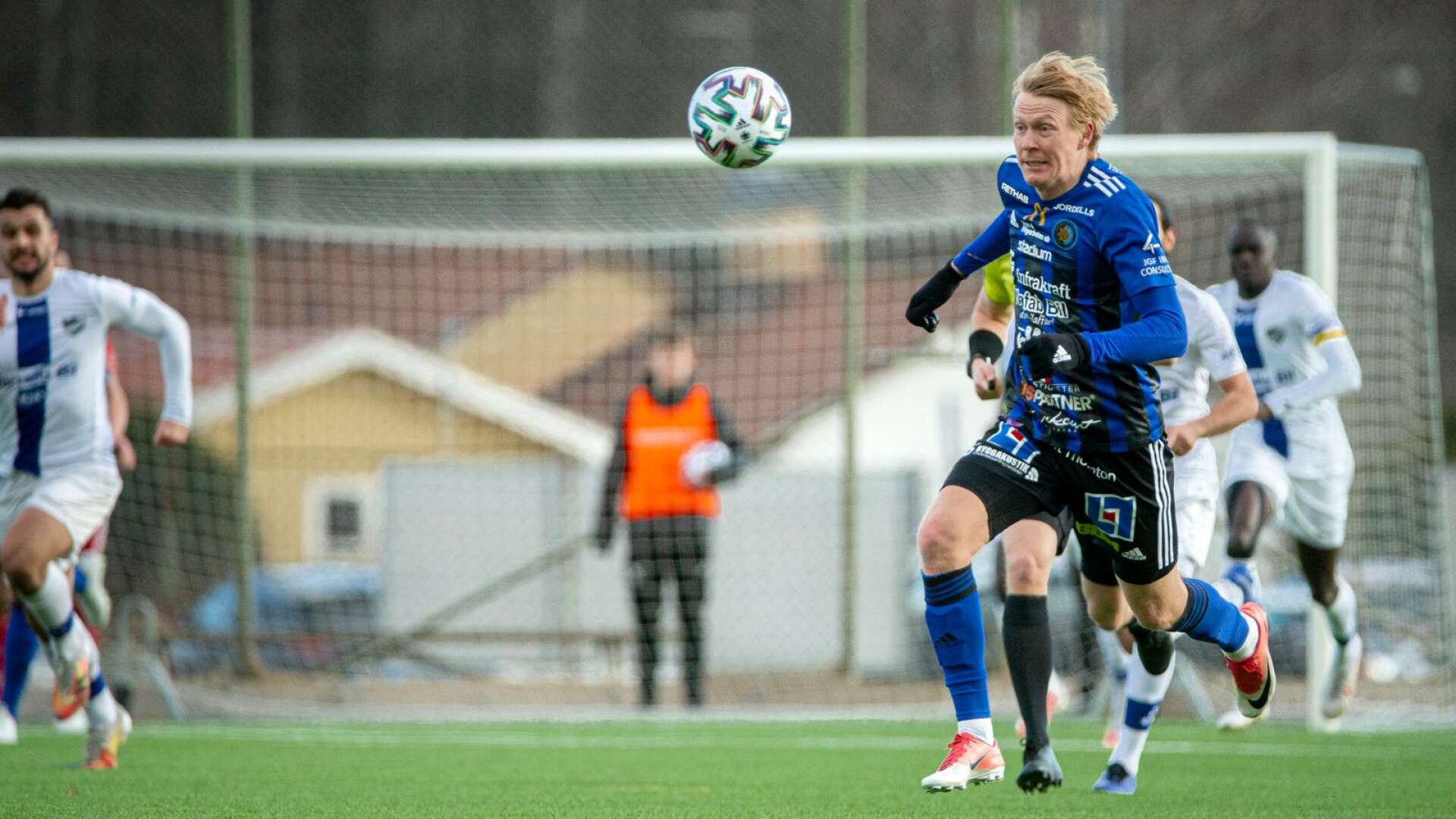 Karlstad Fotbolls Jacob Ericsson har inlett säsongen starkt. 