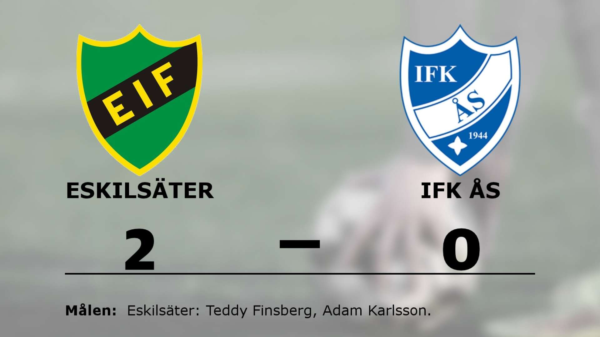 Eskilsäters IF vann mot IFK Ås