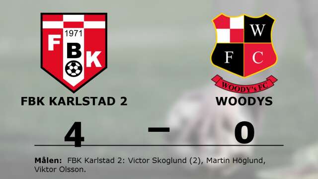 FBK Karlstad vann mot Woody&apos;s FC