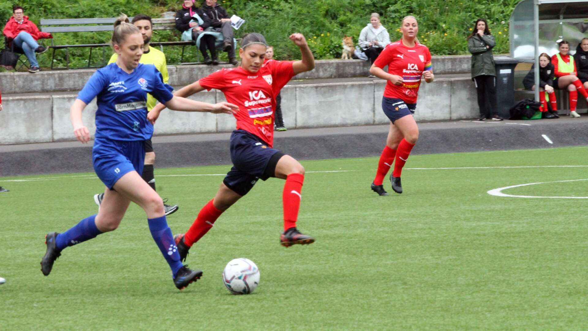 Joline Carlsson gjorde matchens enda mål i segern mot Åsebro IF.