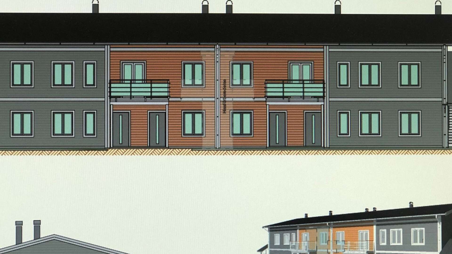 På norra Färjestad har Borohus fått bygglov för fem flerbostadshus med 34 lägenheter.