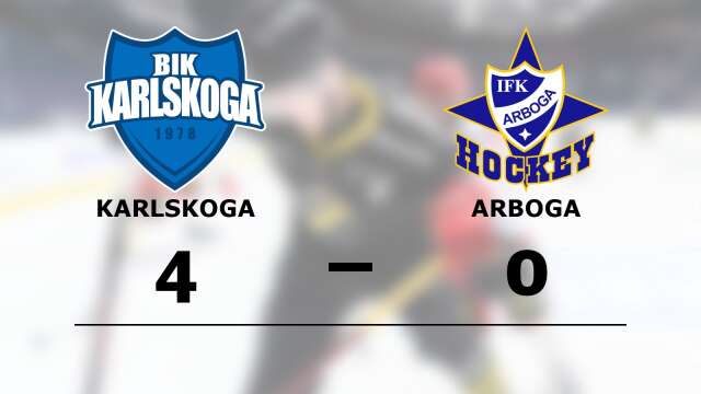 BIK Karlskoga Junior vann mot IFK Arboga IK