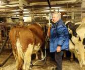 Mjölken har Kjell Magnusson sålt till olika mejerier genom åren. Den sista skvätten kommer Arla och hämtar senare samma kväll.