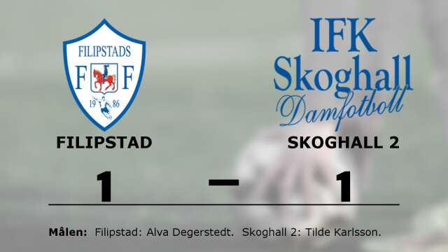 Filipstads FF spelade lika mot IFK Skoghall DF