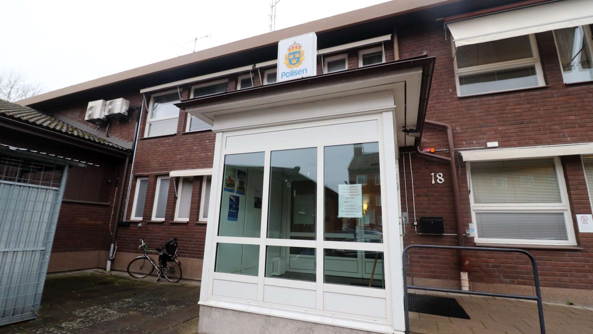 Polisstationen i Åmål.
