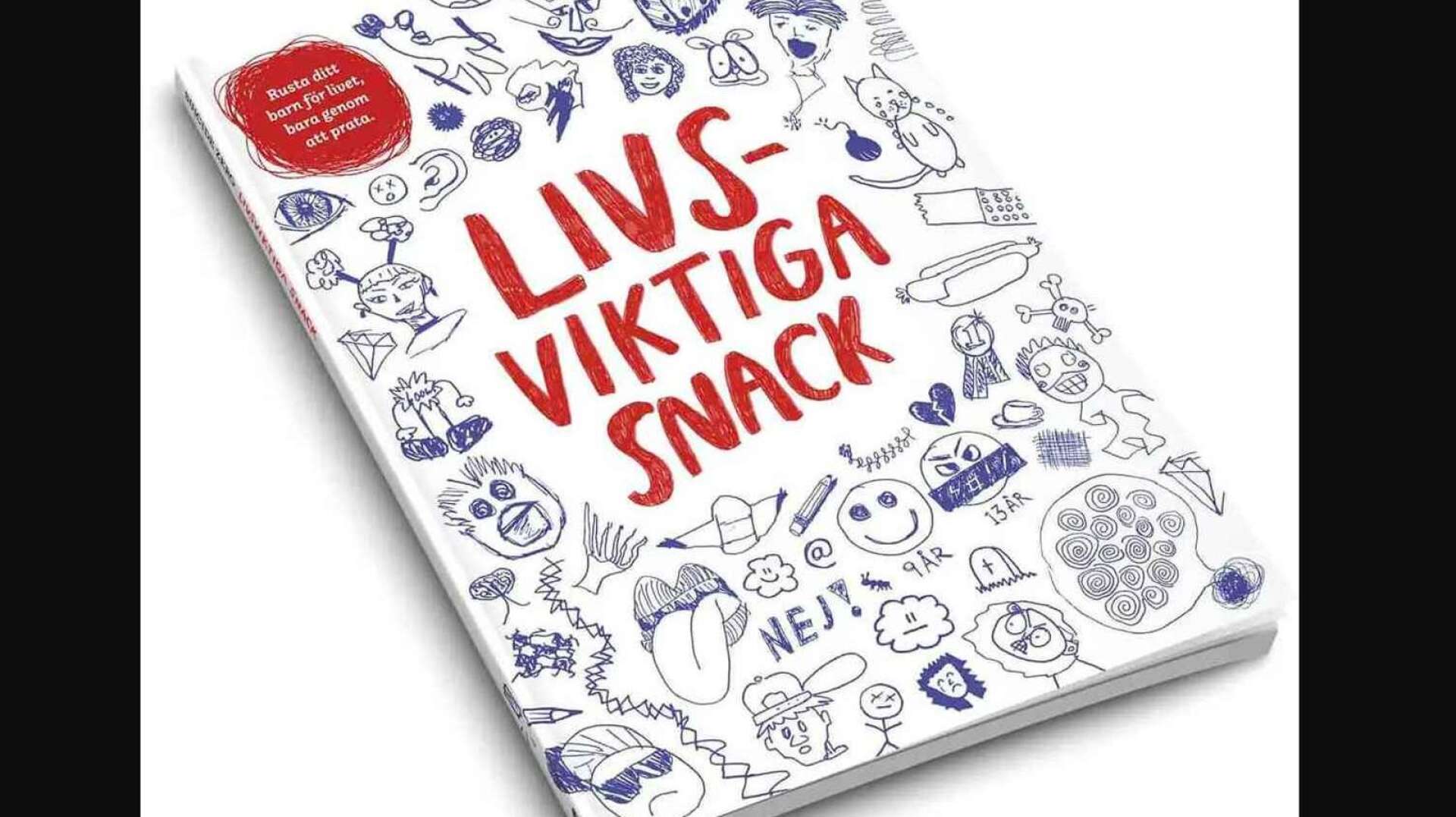 Boken ”Livsviktiga snack” som i dagarna sänds till alla föräldrar i Västra Götaland som har en nioåring.
