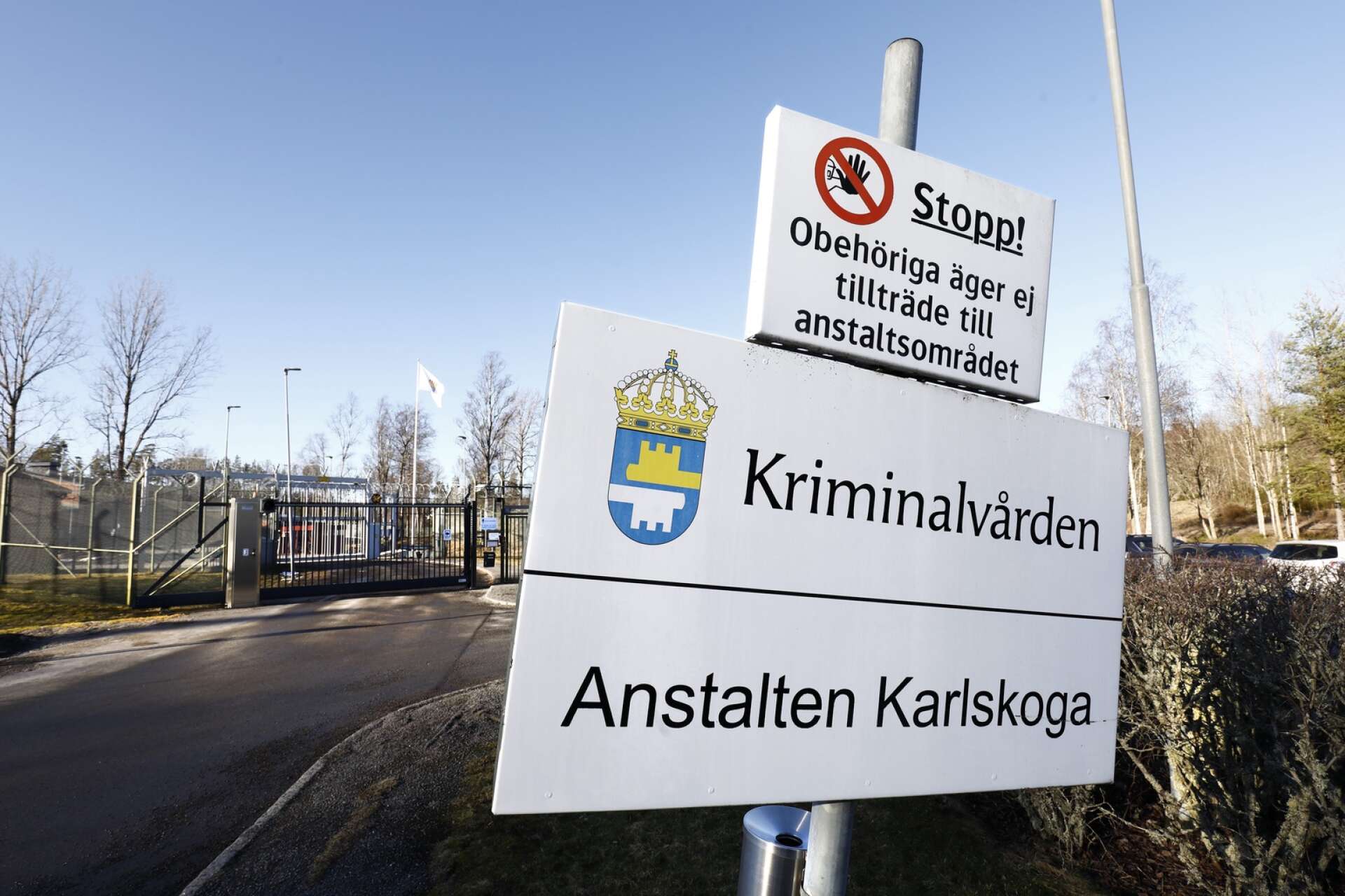 En anställd på anstalten i Karlskoga har blivit polisanmäld för stöld på arbetsplatsen. Arkivbild.