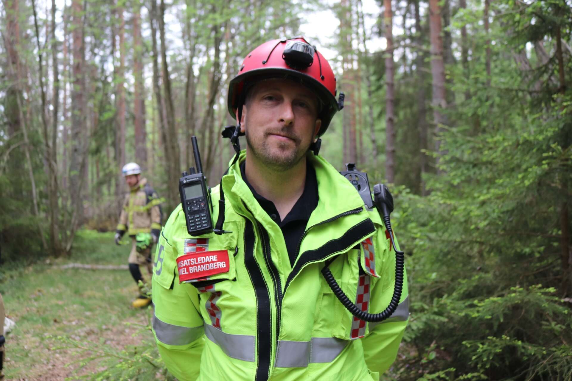 Daniel Brandberg är räddningsledare på räddningstjänsten i Kristinehamn. 