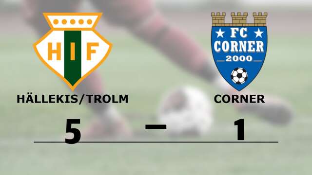 Hällekis/Trolmen vann mot FC Corner