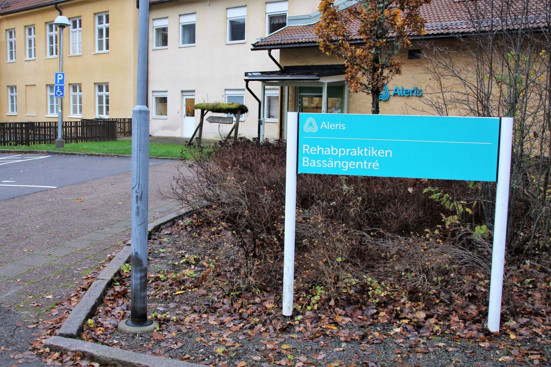 Rehabbassängen på Dalslands sjukhus. 