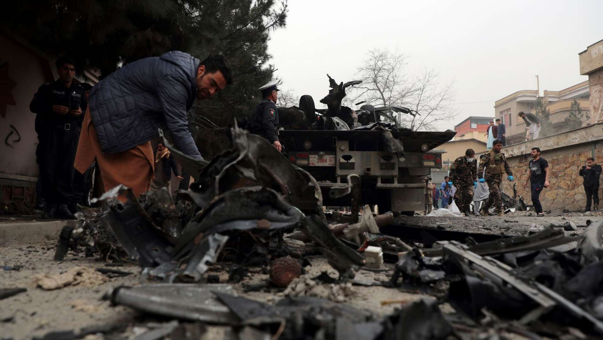 I lördags i Afghanistans huvudstad Kabul. Tre bomber dödade minst fem personer i det senaste, men inte sista terrorattentatet i staden.