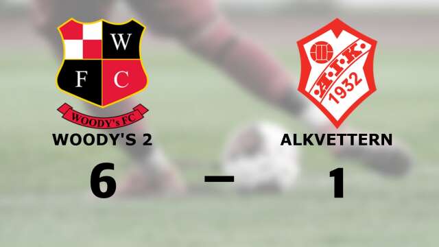 Woody&apos;s FC 2 vann mot Alkvetterns IK