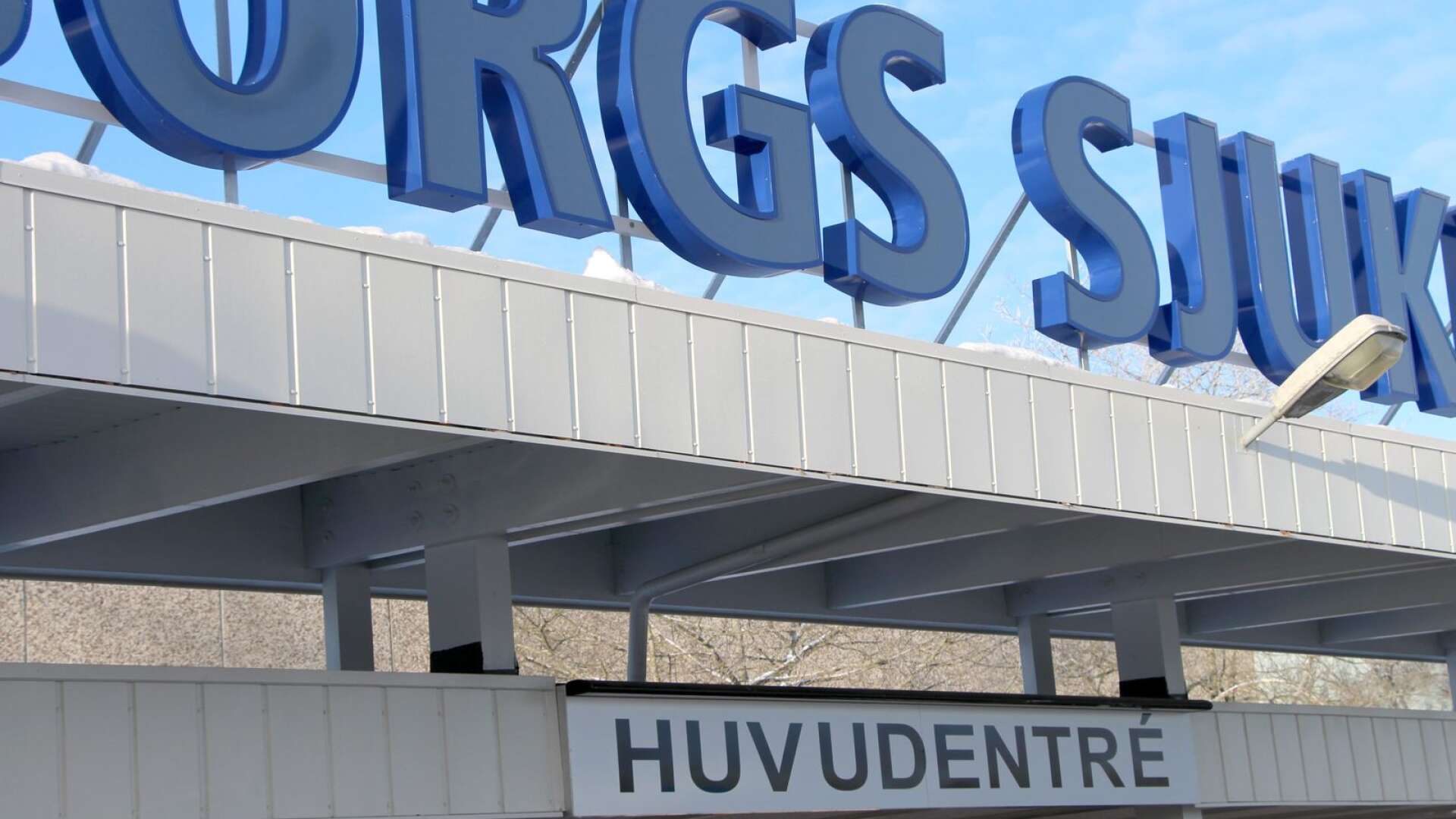 Huvudentrén Skaraborgs sjukhus