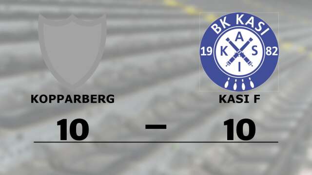 Kopparbergs BK spelade lika mot BK Kasi