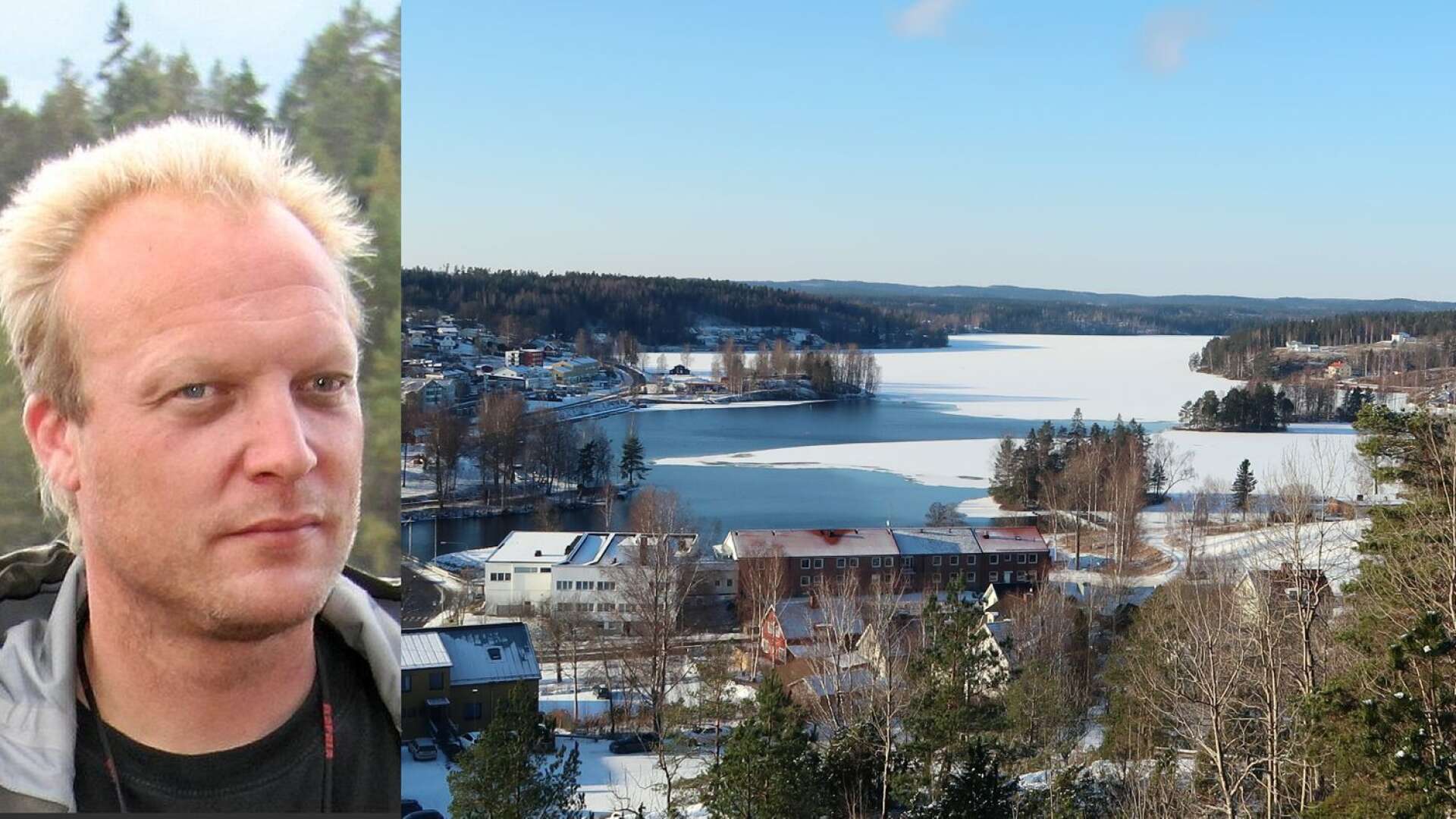 Anders Torbjörnsson varnar för ojämna isförhållanden under snön som nu lagt sig på Lelång. Som boende vid Äspenäs har han varit med om många räddningsinsatser på sjön under årens lopp.