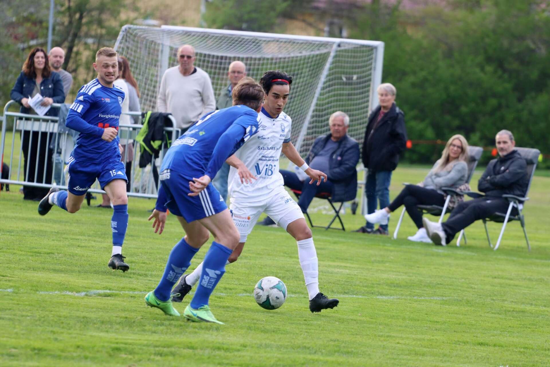 Jalal Jamz under 5–2-segern mot IFK Kristinehamn 19 maj. Jamz gjorde tre av sina elva mål i den matchen. 