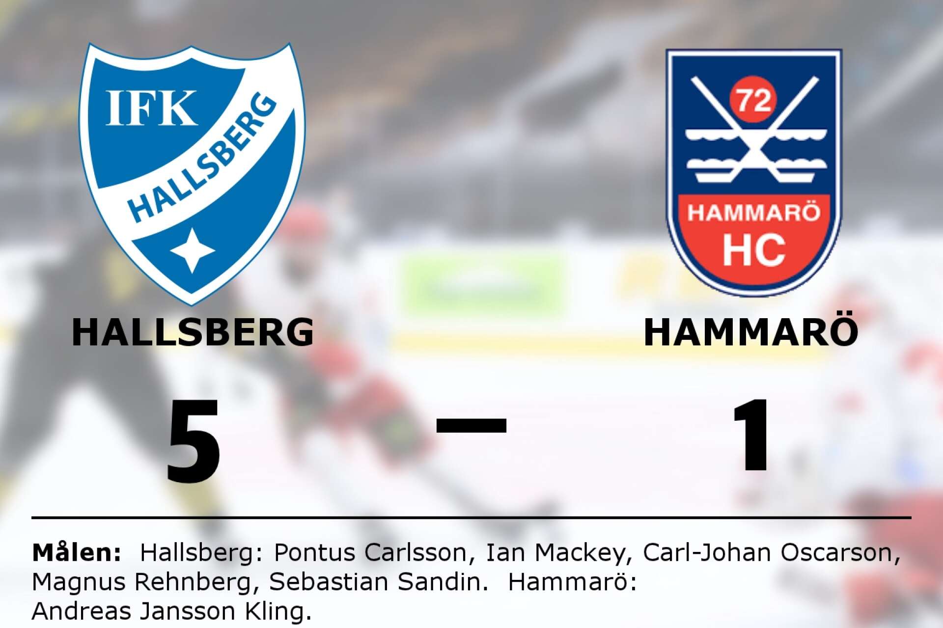 Hallsberg vann mot Hammarö