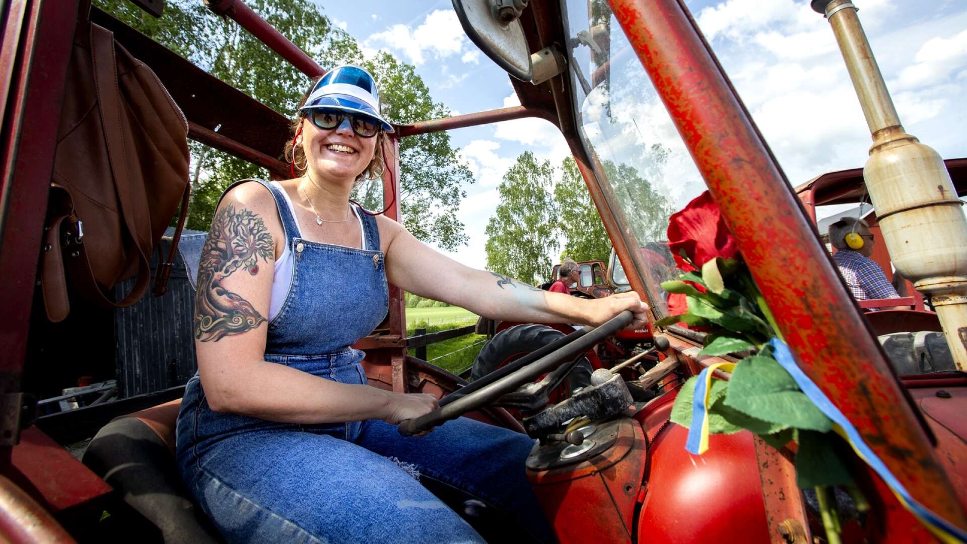 Majja Anderbo äger i dag traktorn som hennes far och farfar brukade köra.