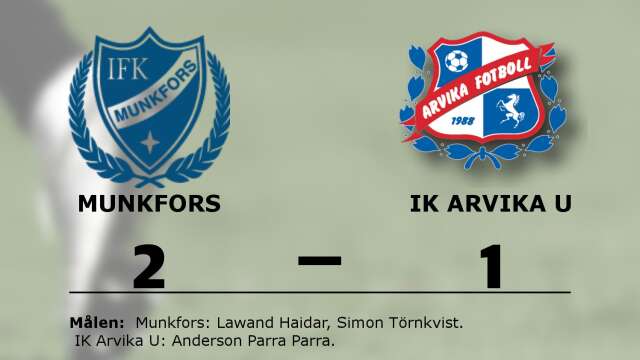IFK Munkfors vann mot IK Arvika Fotboll