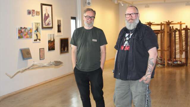 Thomas Oldrell och Tomas Asplund Gustavsson hoppas att många ska besöka utställningen.