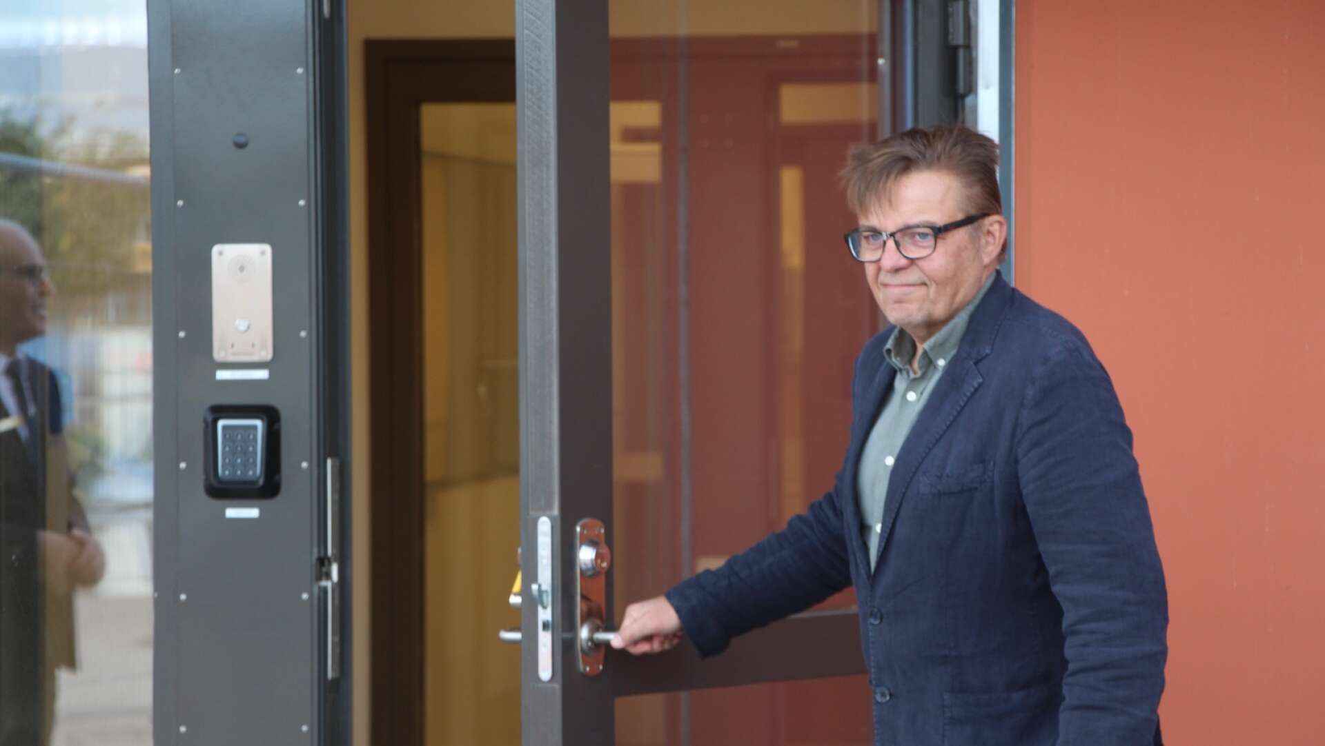Regionchef Per Björkgren invigde på onsdagen det andra fullt klara typhuset på Rödjan.