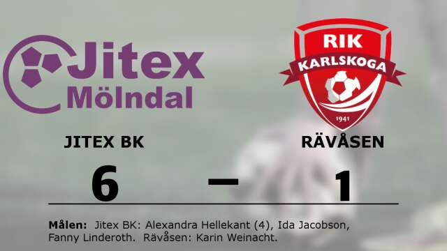 Jitex BK vann mot RIK Karlskoga