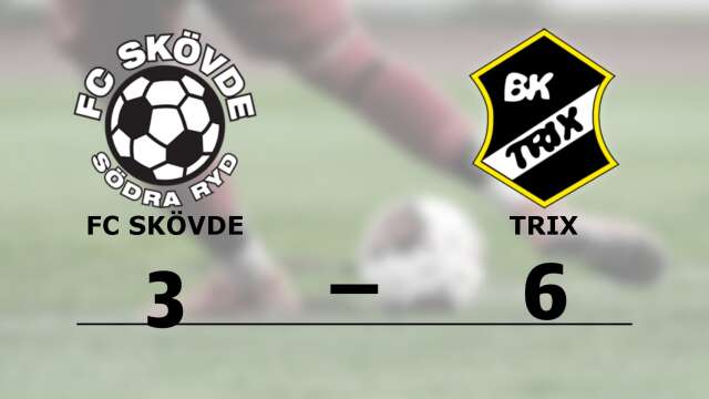 FC Skövde förlorade mot BK Trix