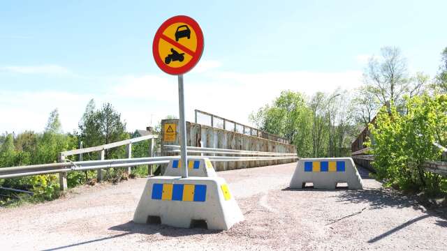 Avstängda bron Björneborg. Arkivbild.