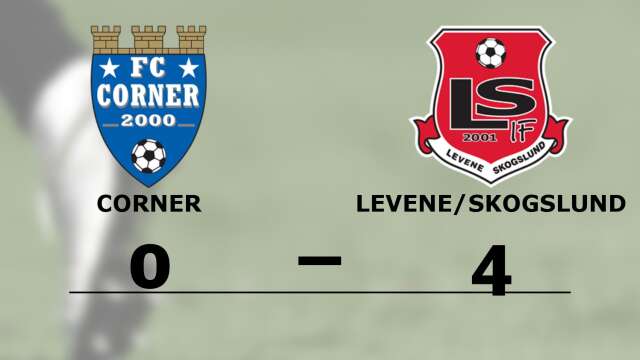 FC Corner förlorade mot Levene/Skogslunds IF