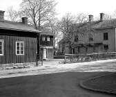 Där Centrumkyrkan finns idag låg 1951 ett litet hus som inrymde sadelmakare Forslunds sadelmakeri.