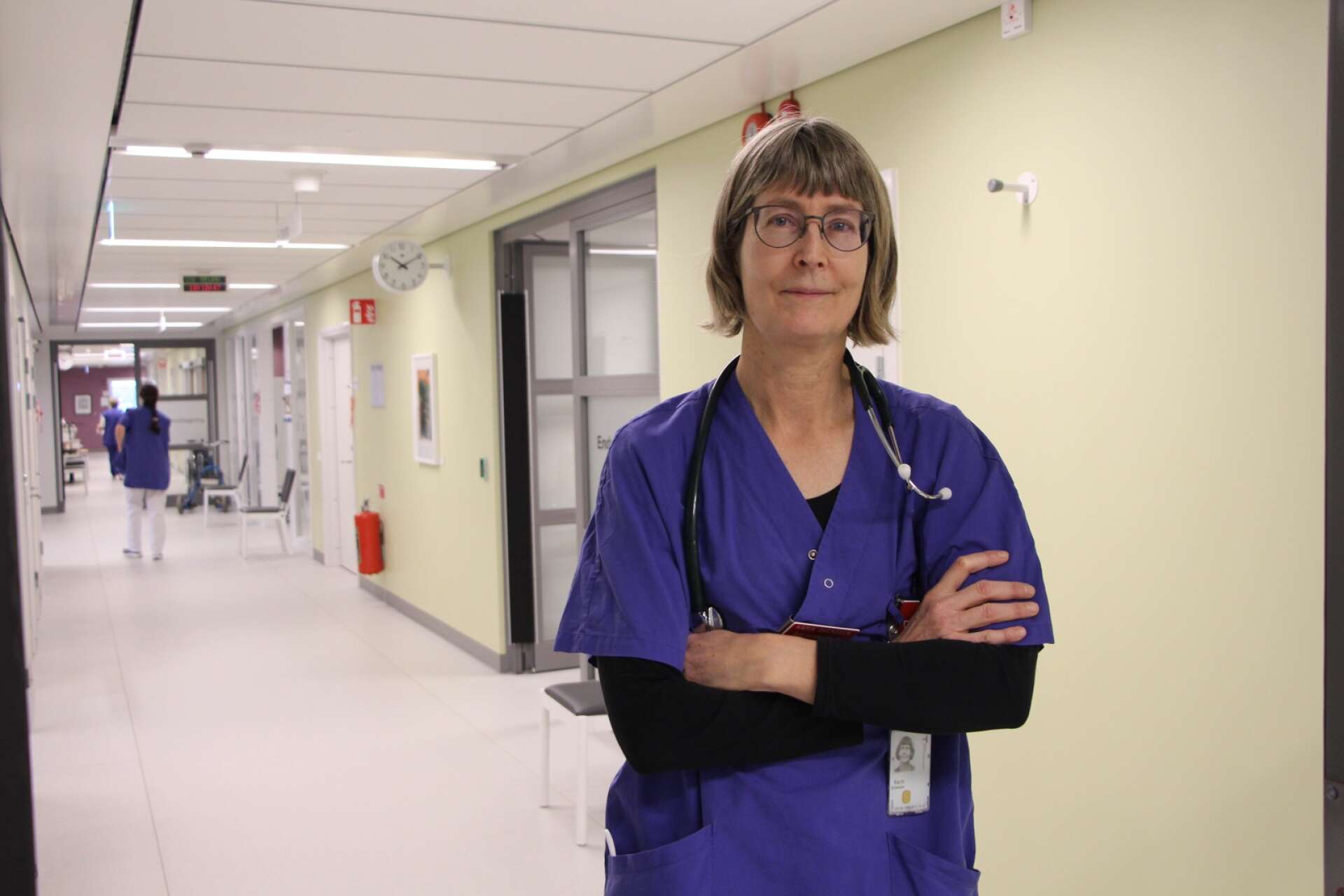 Karin Svensson, läkarföreningen, menar att det är sårbart med mindre enheter och pekar på bristen på bland annat akutläkare.