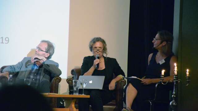 Rolf Ahlzén, Marit Kapla och Susanne Nyman i Teaterbiografen.