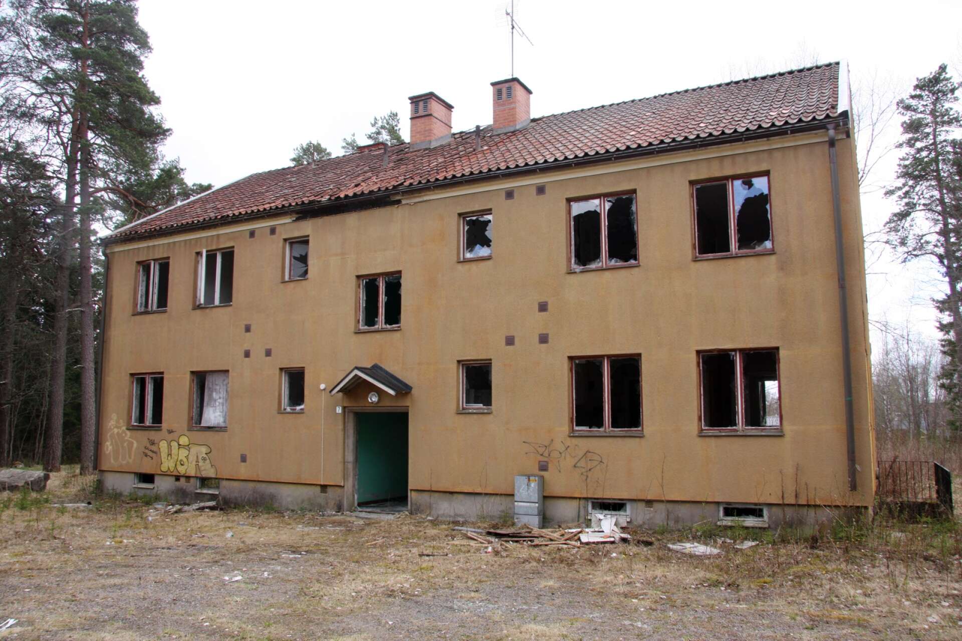 Kommunen har ansökt om pengar för att riva hyreshus i Persberg.